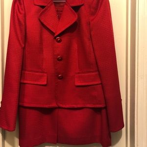 Kasper 2 pc Red Suit